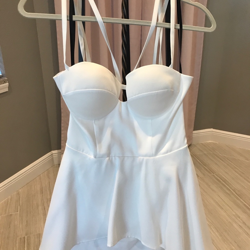 White sexy dress